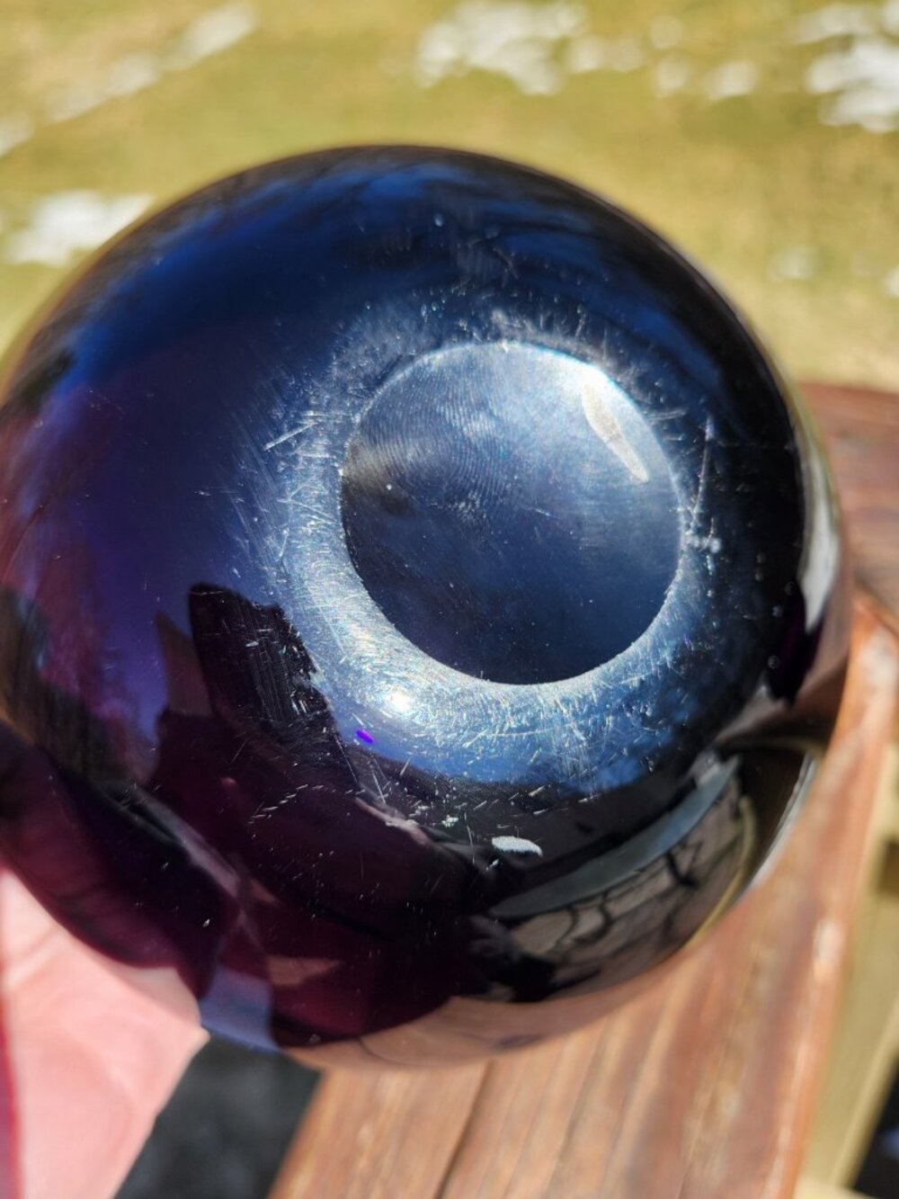 Antique Regency Amethyst Art Glass Purple Finger Bowl Rinser Polished Pontil - Picture 5 of 14